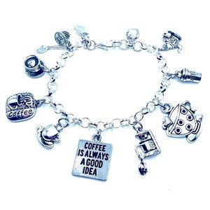 Coffee Lovers Charm Bracelet
